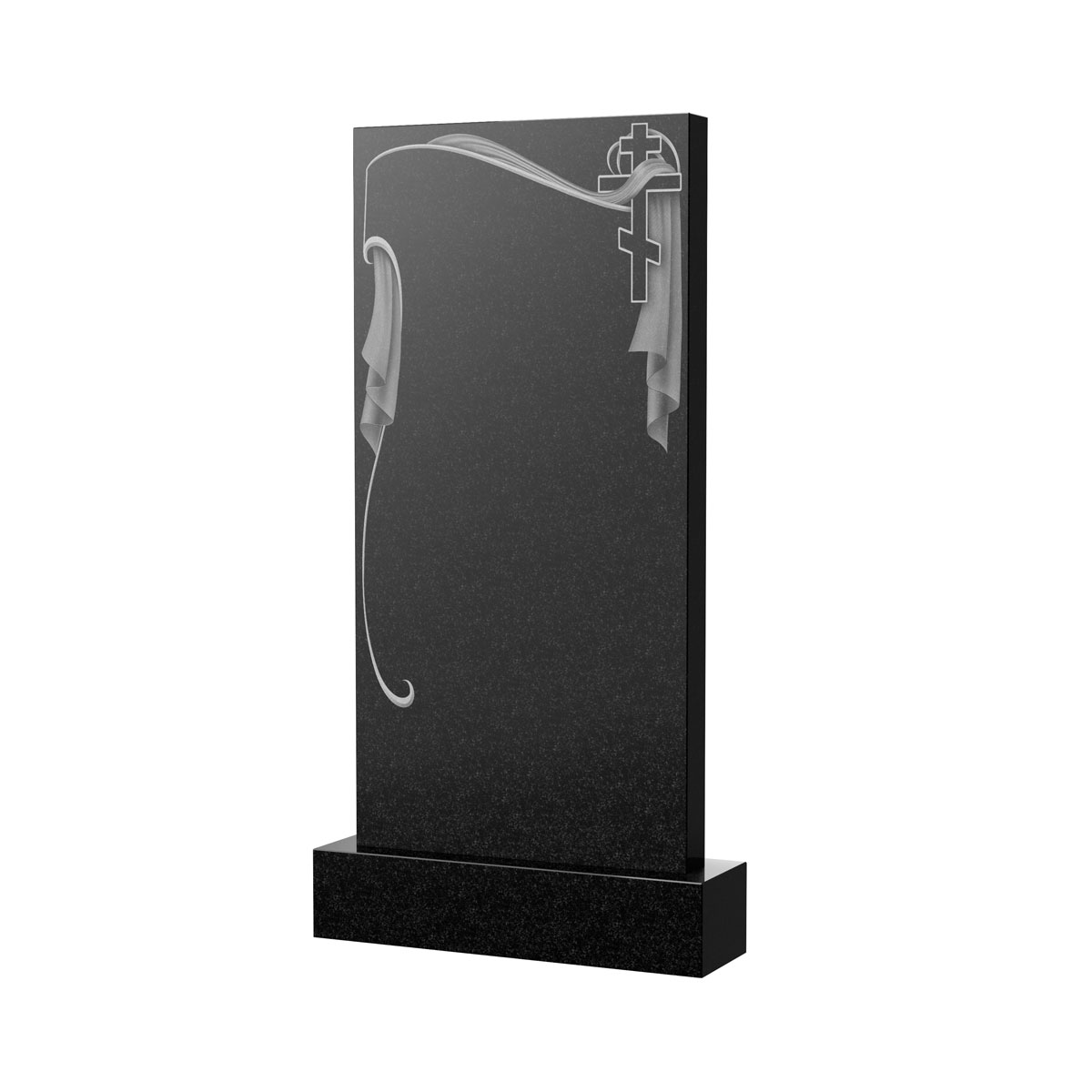 Художественное оформление памятника в&nbsp;Саратове | Художественное оформление на гранитную стелу, рисунок ВХО-051