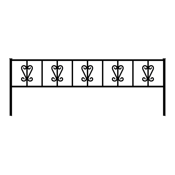 Металлические оградки, столы, скамейки в&nbsp;Саратове | Оградка №8