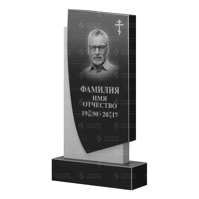 Памятники из гранита вертикальные в&nbsp;Саратове | Гранитный памятник ФГ-075
