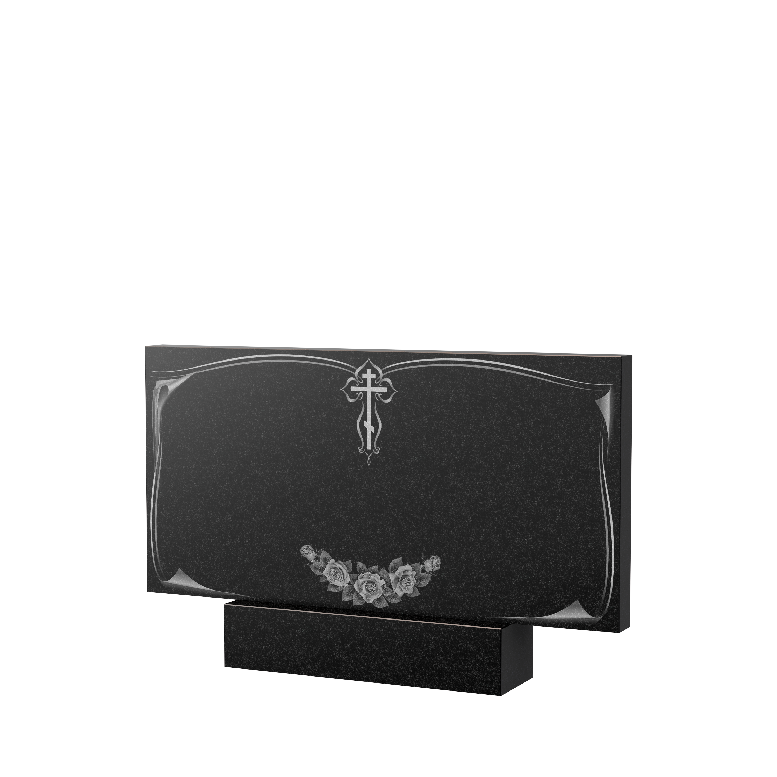 Художественное оформление памятника в&nbsp;Саратове | Художественное оформление на гранитную стелу, рисунок ГХО-001