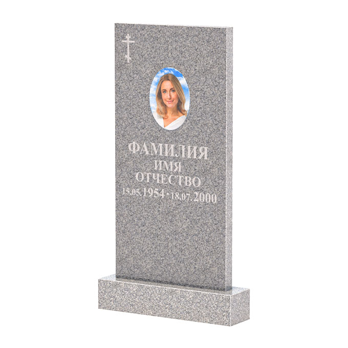 Памятники из цветного гранита в&nbsp;Саратове | Памятник из Сибирского гранита прямой