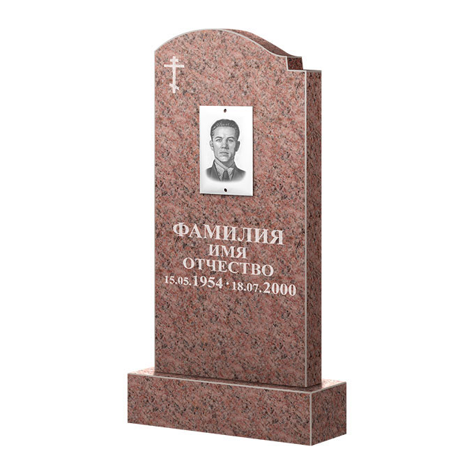Гранитные памятники в&nbsp;Саратове | Памятник из гранита Розалия Pink ФГЦ-25