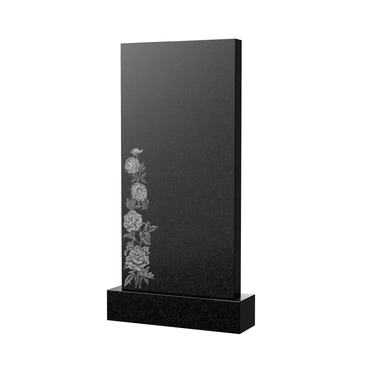 Художественное оформление памятника в&nbsp;Саратове | Художественное оформление на гранитную стелу, рисунок ВХО-059