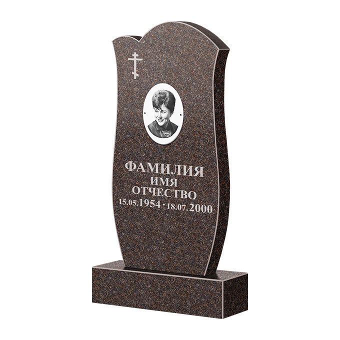Памятники из цветного гранита в&nbsp;Саратове | Памятник из гранита Карел Brown ФГЦ-039