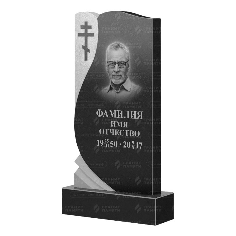 Памятники из гранита вертикальные в&nbsp;Саратове | Гранитный памятник ФГ-169