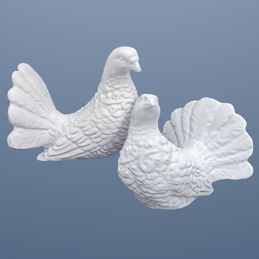 Скульптуры из искусственного мрамора в Саратове | Голубь пара