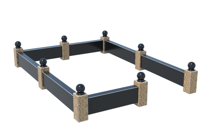 Цоколи на могилу в&nbsp;Саратове | Цоколь на могилу №0036