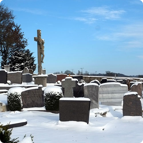 Аксессуары для благоустройства захоронений | Уход за захоронением в зимний период