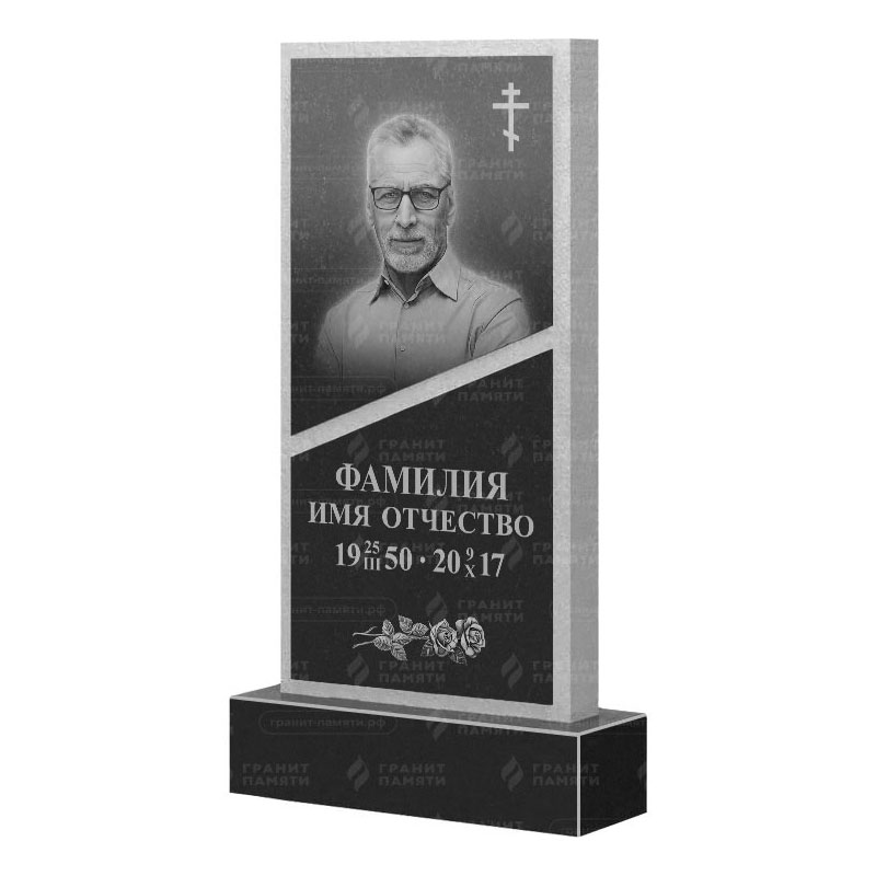 Памятники из гранита вертикальные в&nbsp;Саратове | Гранитный памятник ФГ-164