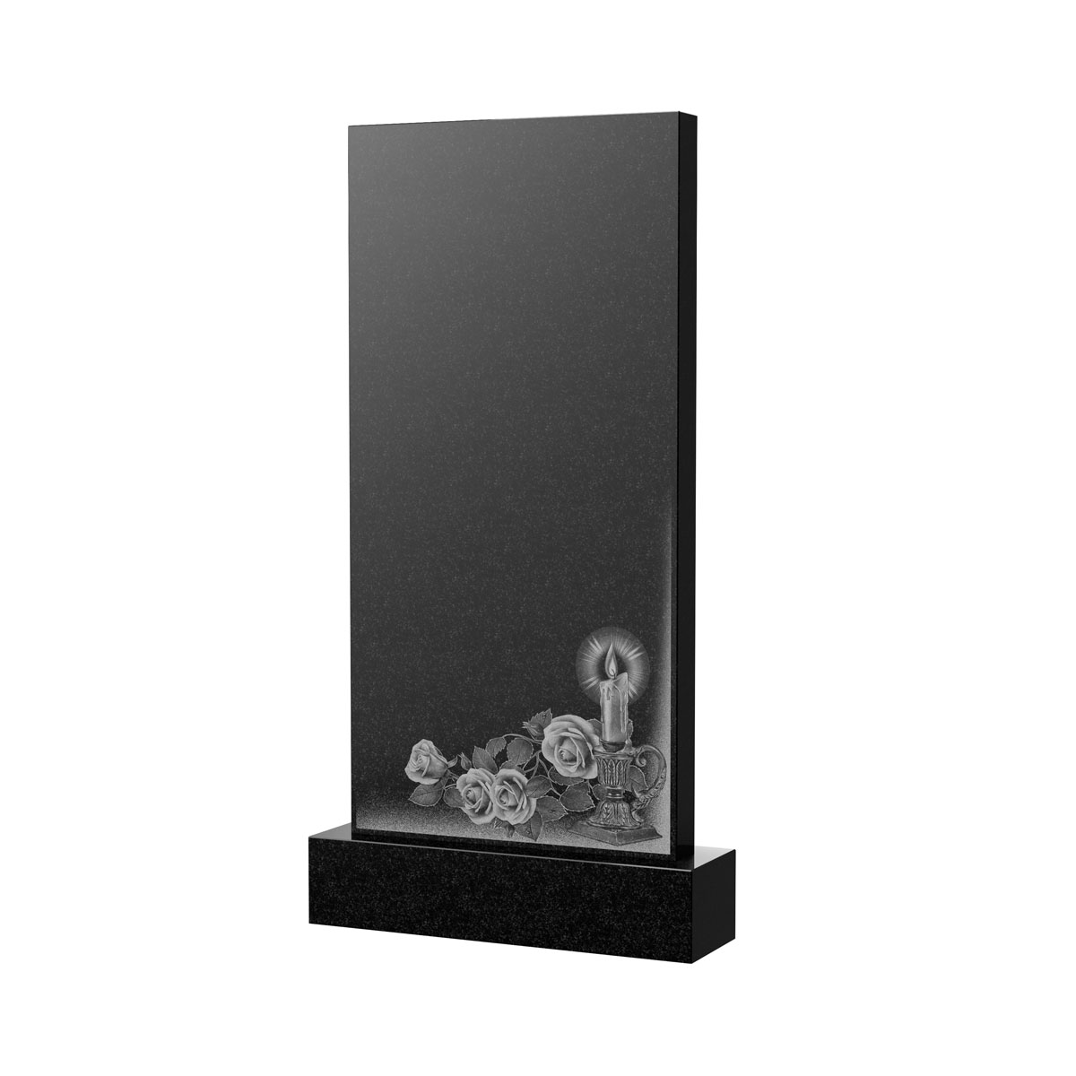 Художественное оформление памятника в&nbsp;Саратове | Художественное оформление на гранитную стелу, рисунок ВХО-050