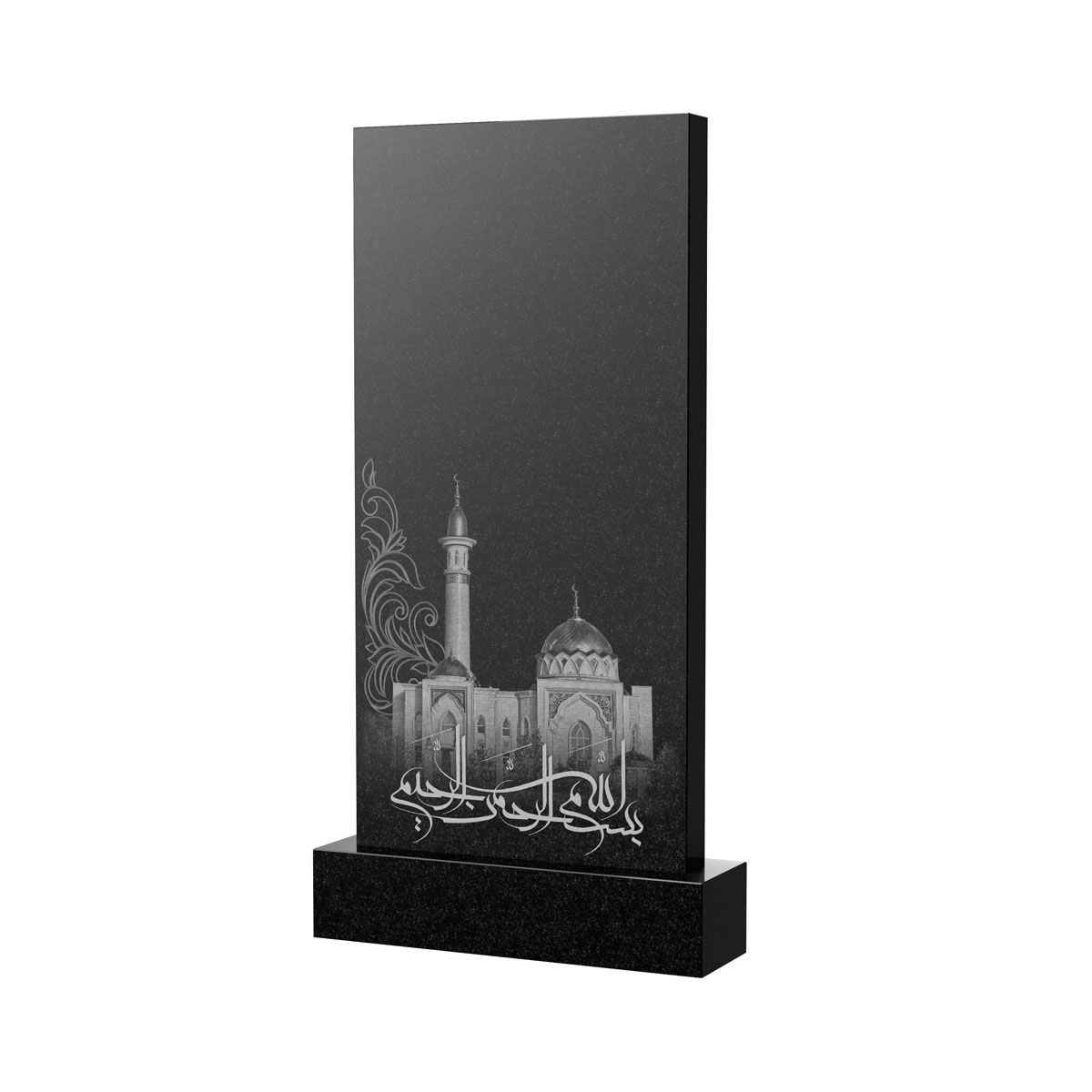 Художественное оформление памятника в&nbsp;Саратове | Художественное оформление на гранитную стелу, рисунок ВХО-046