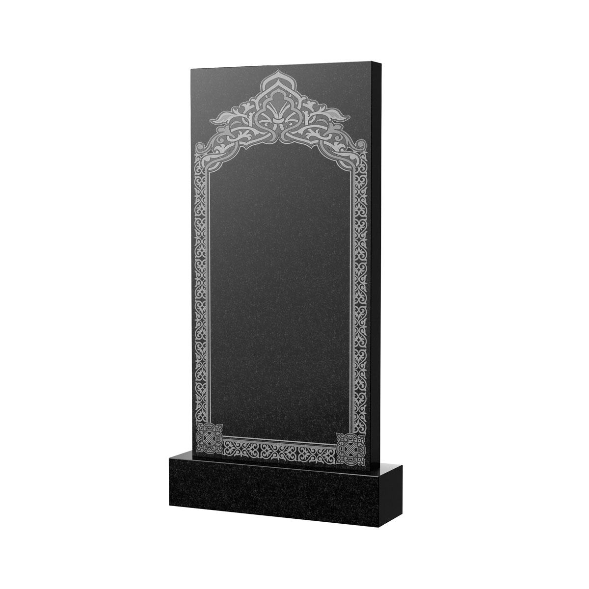 Художественное оформление памятника в&nbsp;Саратове | Художественное оформление на гранитную стелу, рисунок ВХО-044