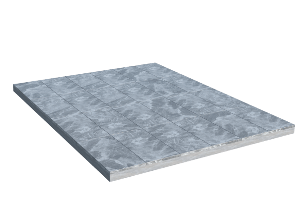 Площадки на могилу в&nbsp;Саратове | Площадка с мраморной облицовкой