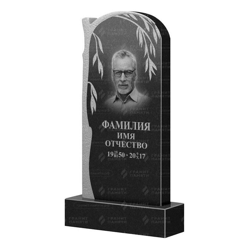 Памятники из гранита с деревом в&nbsp;Саратове | Гранитный памятник ФГ-090