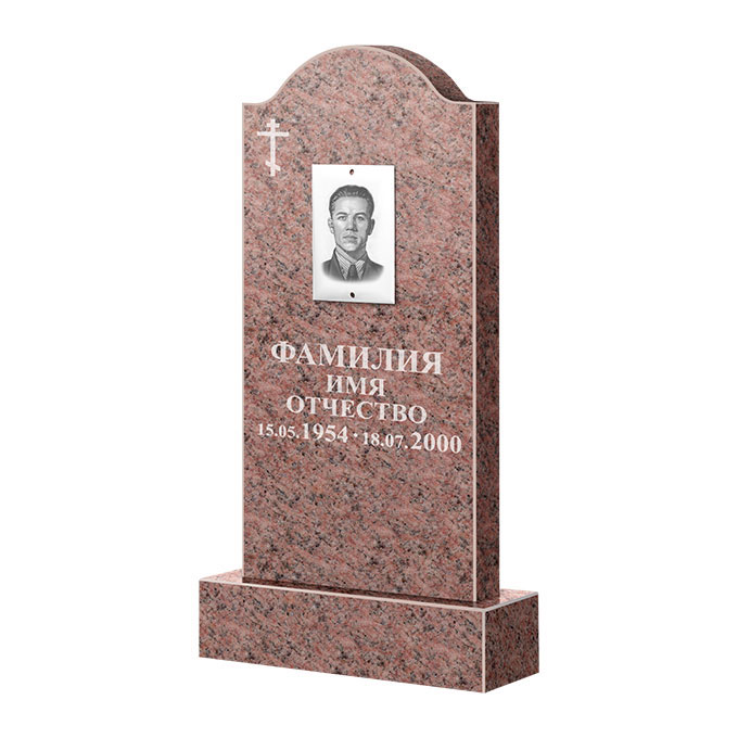 Памятники из цветного гранита в&nbsp;Саратове | Памятник из гранита Розалия Pink ФГЦ-012