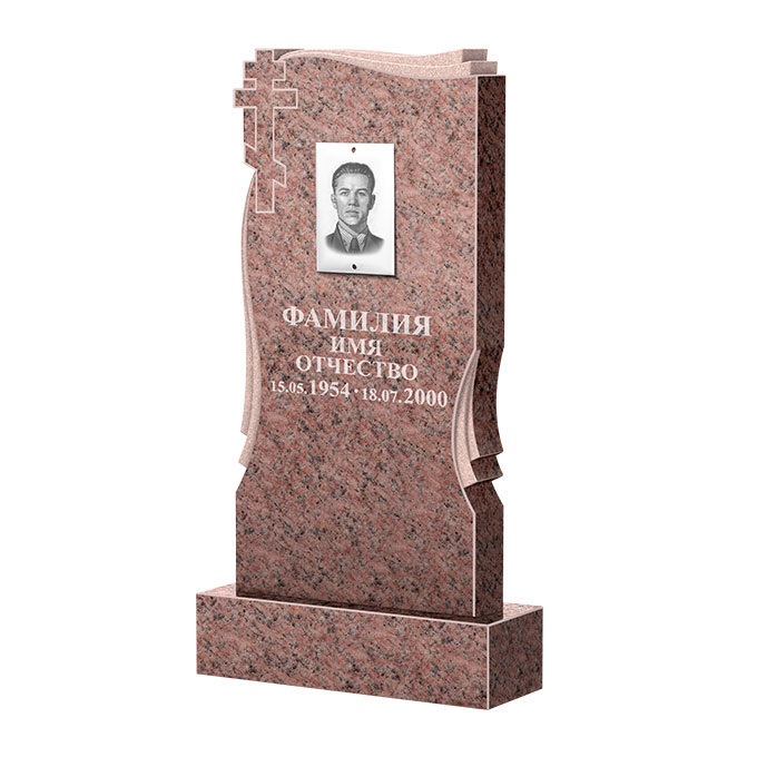Гранитные памятники в&nbsp;Саратове | Памятник из гранита Розалия Pink ФГЦ-185