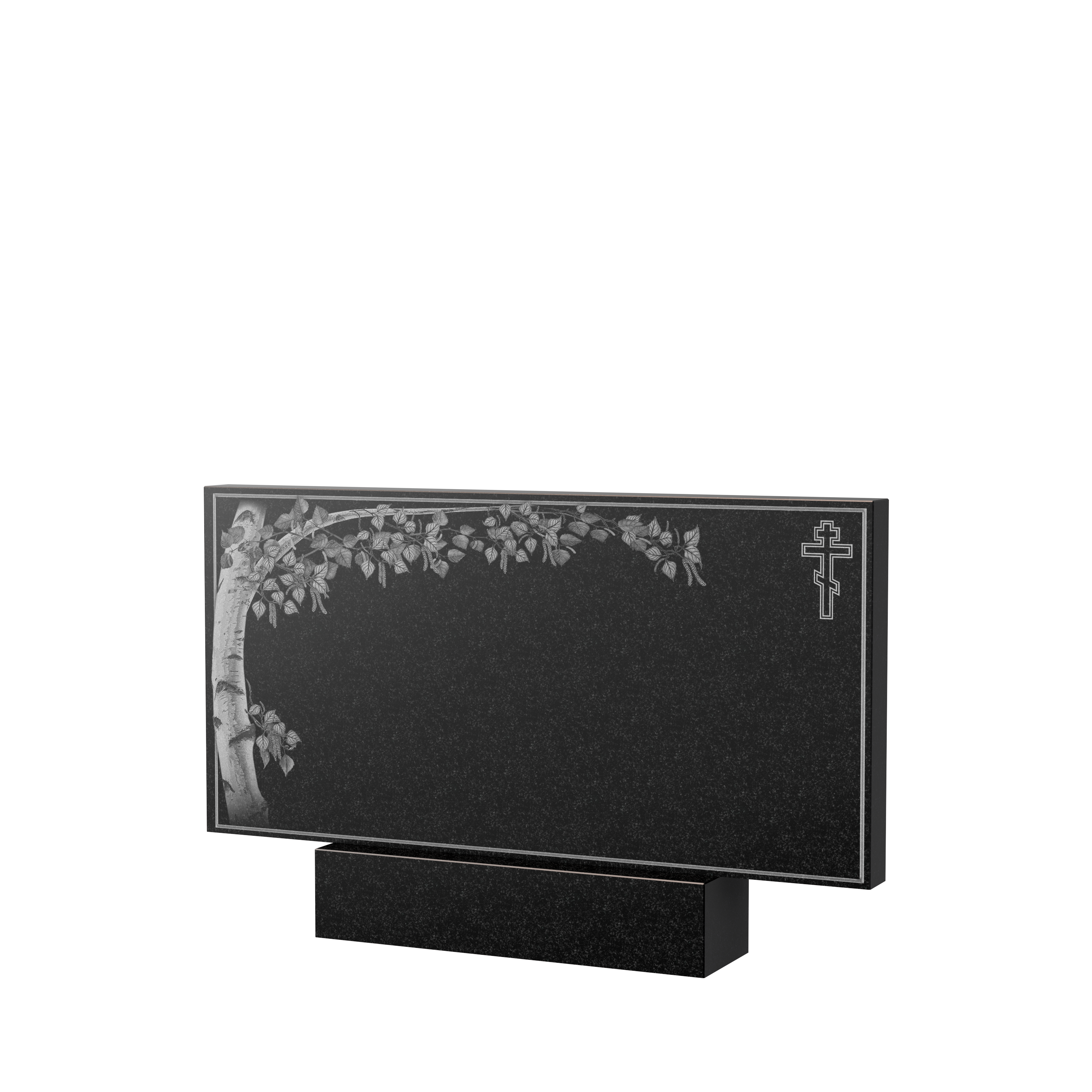 Художественное оформление памятника в&nbsp;Саратове | Художественное оформление на гранитную стелу, рисунок ГХО-005