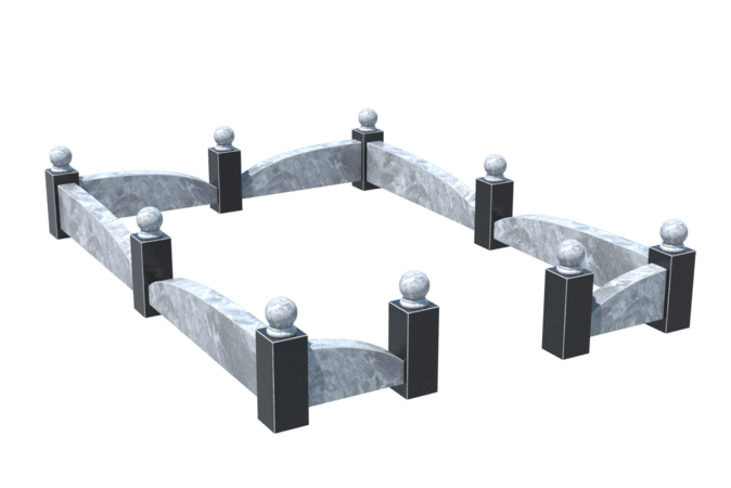 Цоколи на могилу в&nbsp;Саратове | Цоколь на могилу №0040