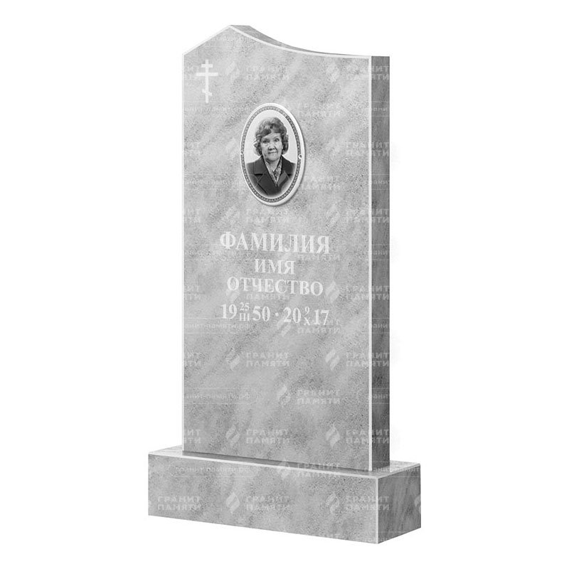 Бюджетные памятники в&nbsp;Саратове | Мраморный памятник ФМ-008