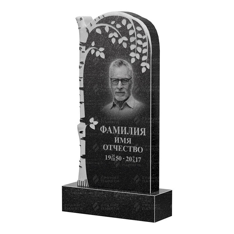 Памятники из гранита с деревом в&nbsp;Саратове | Гранитный памятник ФГ-091