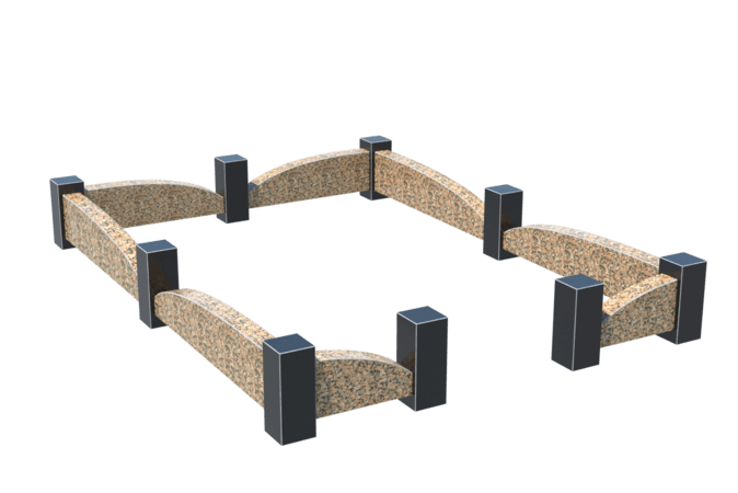 Цоколи на могилу в&nbsp;Саратове | Цоколь на могилу №0046