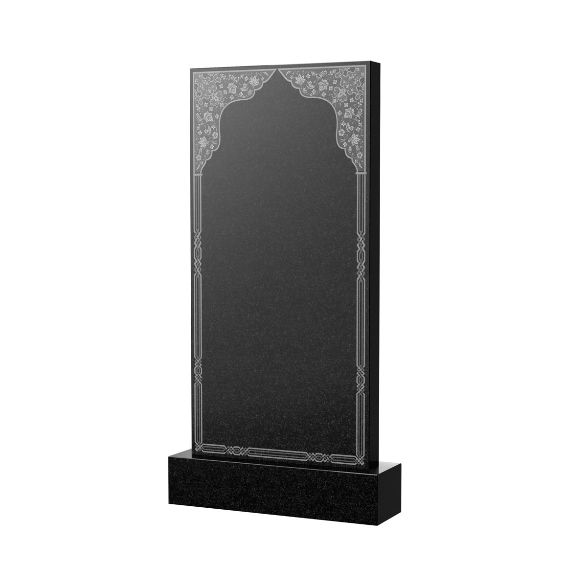 Художественное оформление памятника в&nbsp;Саратове | Художественное оформление на гранитную стелу, рисунок ВХО-042