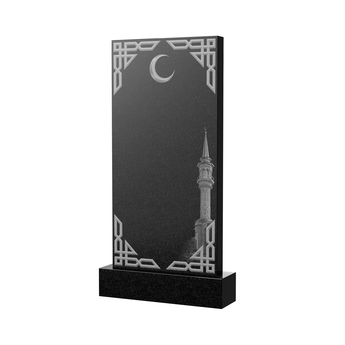 Художественное оформление памятника в&nbsp;Саратове | Художественное оформление на гранитную стелу, рисунок ВХО-040