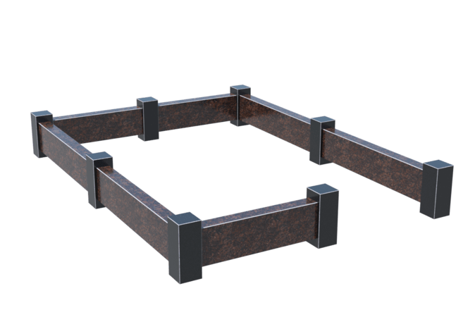 Цоколи на могилу в&nbsp;Саратове | Цоколь на могилу №0033