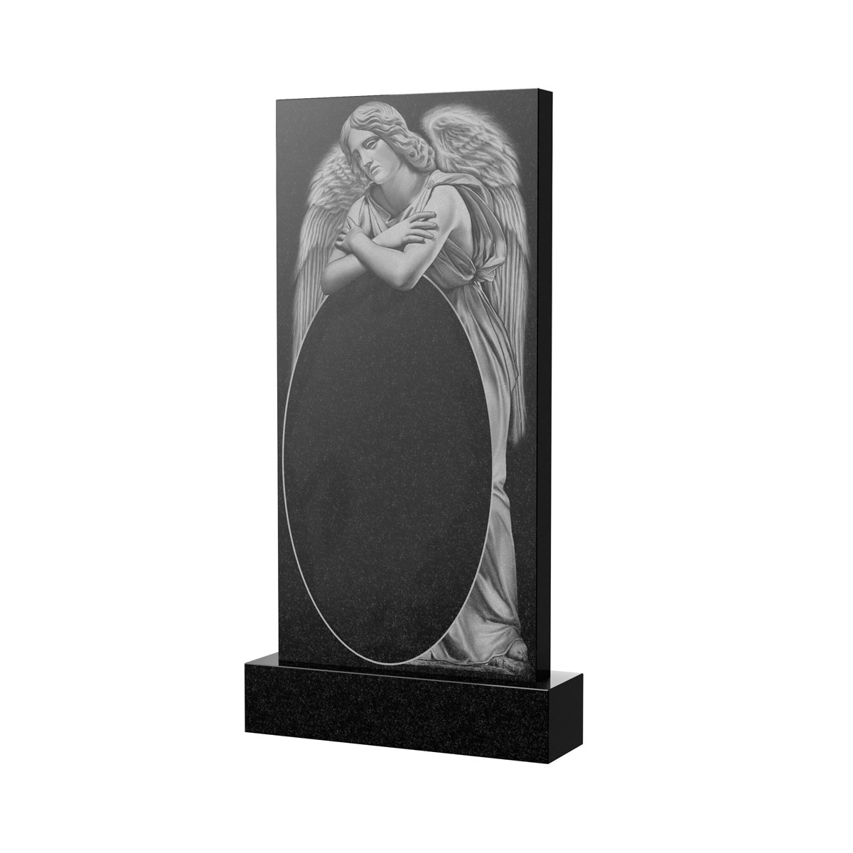 Художественное оформление памятника в&nbsp;Саратове | Художественное оформление на гранитную стелу, рисунок ВХО-016