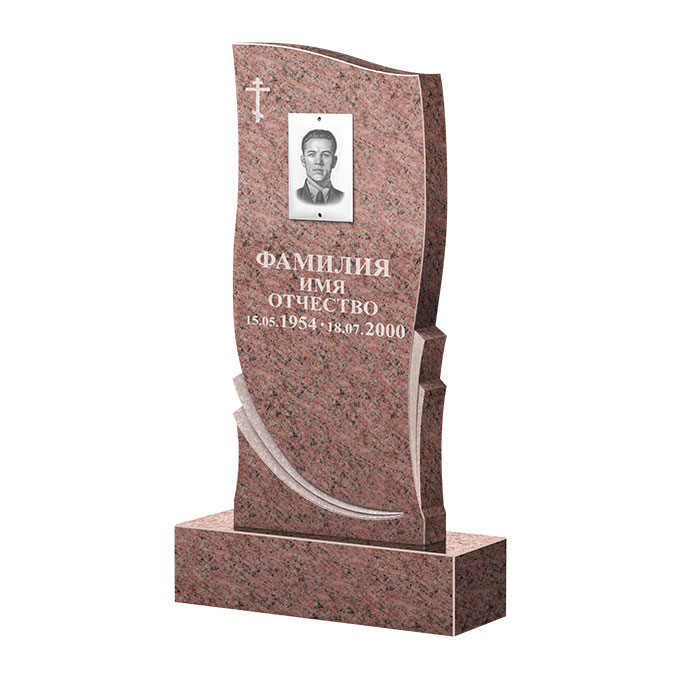 Гранитные памятники в&nbsp;Саратове | Памятник из гранита Розалия Pink ФГЦ-044