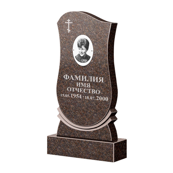 Гранитные памятники в&nbsp;Саратове | Памятник из гранита Карел Brown ФГЦ-056