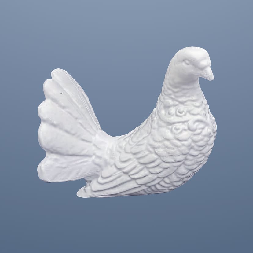 Скульптуры из искусственного мрамора в Саратове | Голубь право