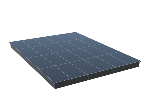 Площадки на могилу в&nbsp;Саратове | Площадка с вертикальной (10 см) облицовкой гранитом Габбро