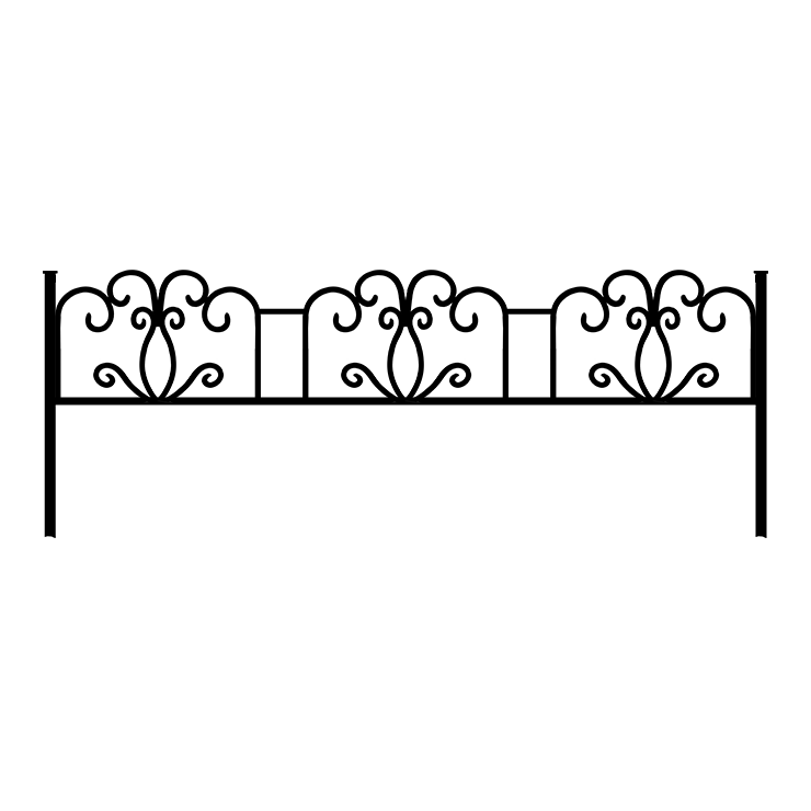 Металлические оградки, столы, скамейки в&nbsp;Саратове | Оградка №4