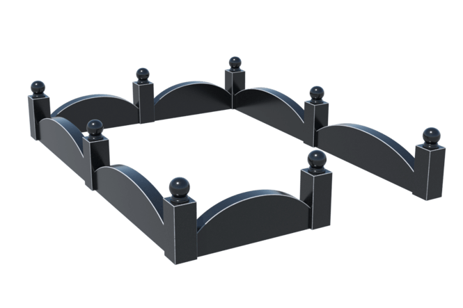 Цоколи на могилу в&nbsp;Саратове | Цоколь на могилу №0002