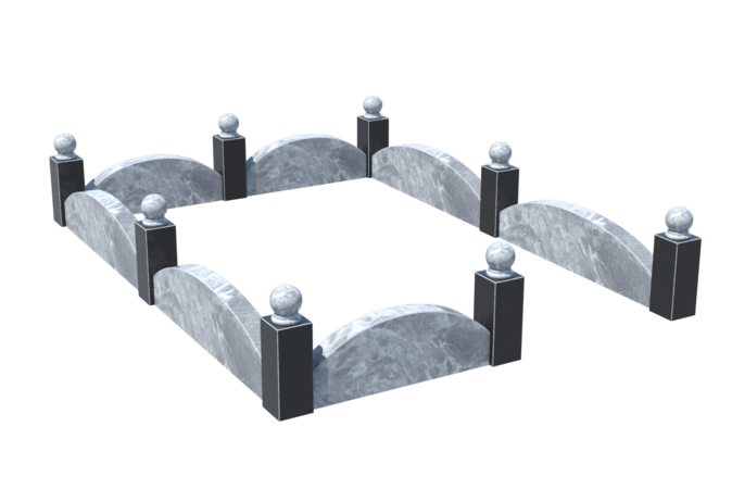 Цоколи на могилу в&nbsp;Саратове | Цоколь на могилу №0003