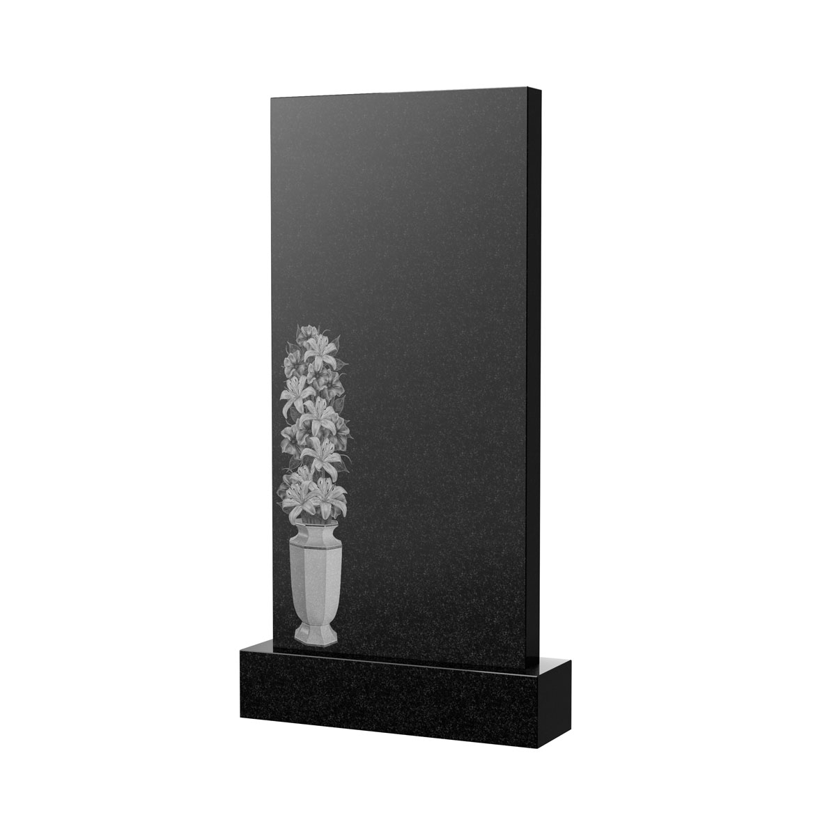 Художественное оформление памятника в&nbsp;Саратове | Художественное оформление на гранитную стелу, рисунок ВХО-057