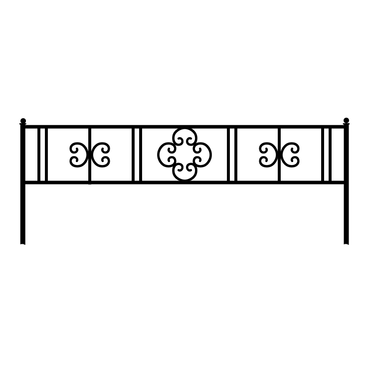 Кованые изделия в&nbsp;Саратове | Кованая оградка ОГ.006