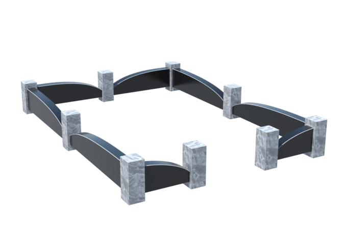 Цоколи на могилу в&nbsp;Саратове | Цоколь на могилу №0041