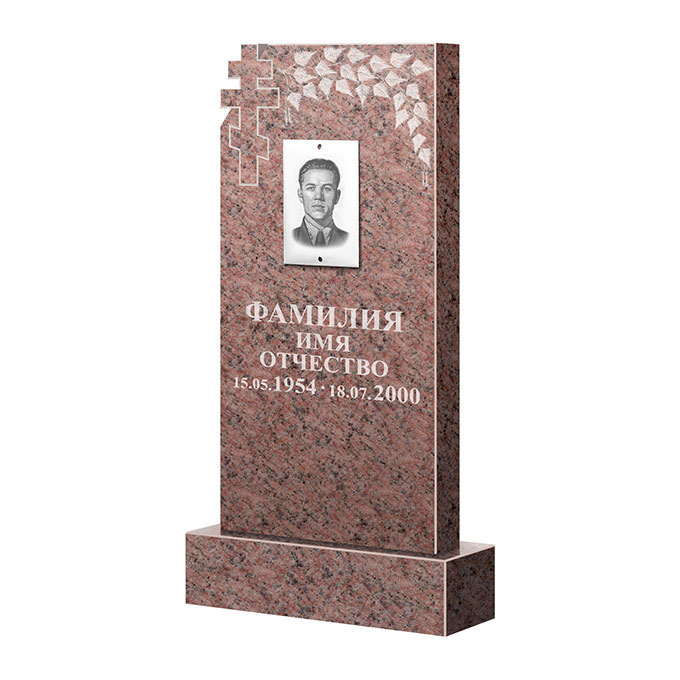 Гранитные памятники в&nbsp;Саратове | Памятник из гранита Розалия Pink ФГЦ-202