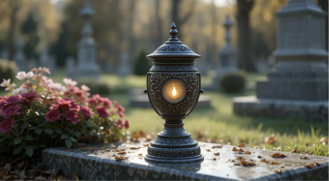 Лампада из гранита: символ почтения и вечной памяти