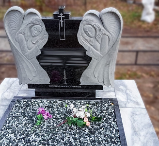 Памятник с ангелом на могилу: символ света и защиты