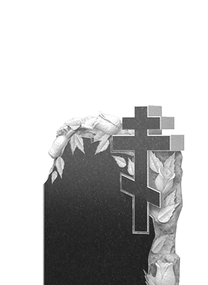 Памятники из гранита с цветами в Саратове